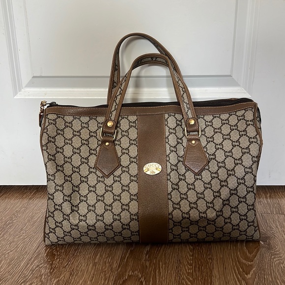 Gucci Handbags - Vintage Gucci Duffle Bag